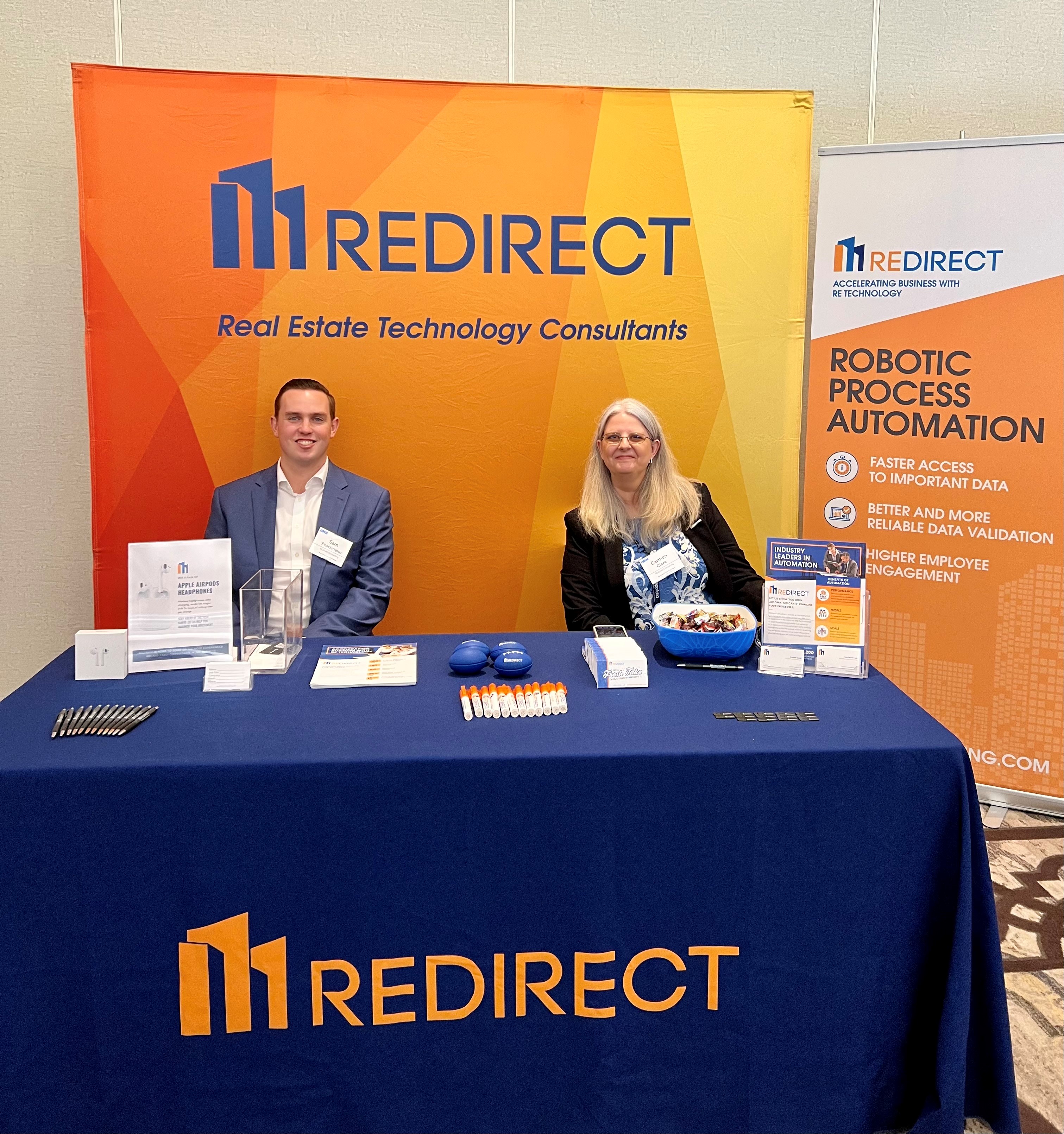 REdirect Booth at conference